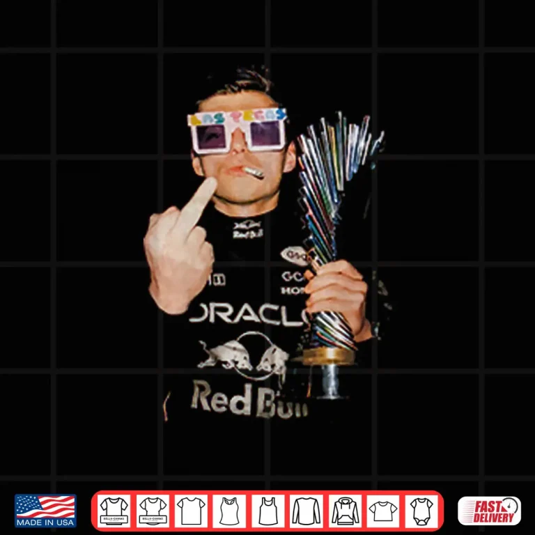 Max Verstappen Middle Finger Shirt 4 Design Max Verstappen Middle Finger Shirt