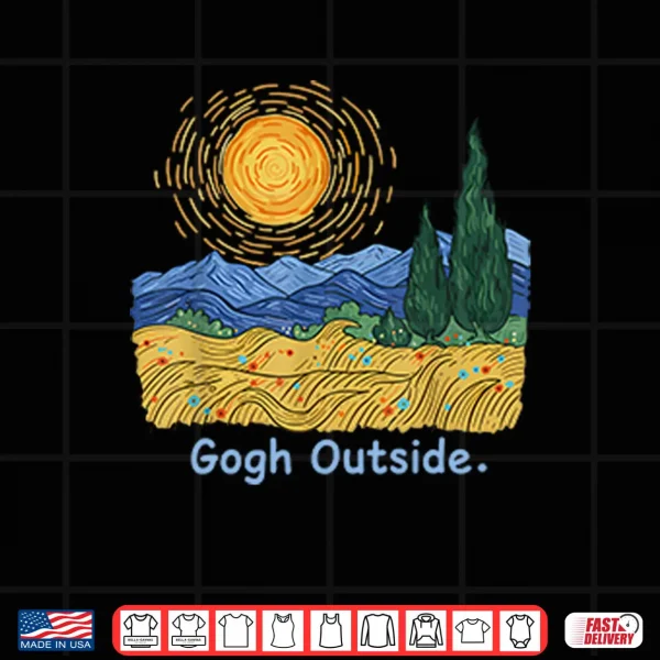 Design Gogh Outside Starry Night Shirt
