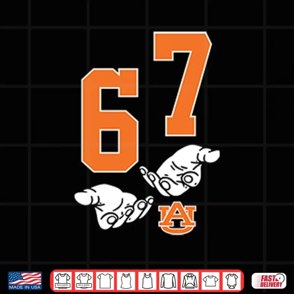 Design Auburn Tigers 67 Shirt