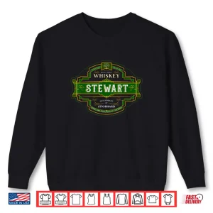 Sweatshirt Stewart Whiskey Old Irish Family Names Whisky Brands Shirt
