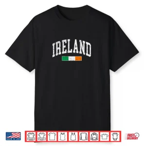 Ireland Flag Irish Retro Throwback Shirt