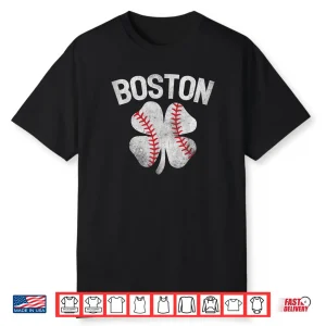 Boston St Patrick’s Day Irish Shamrock Baseball Boston Shirt