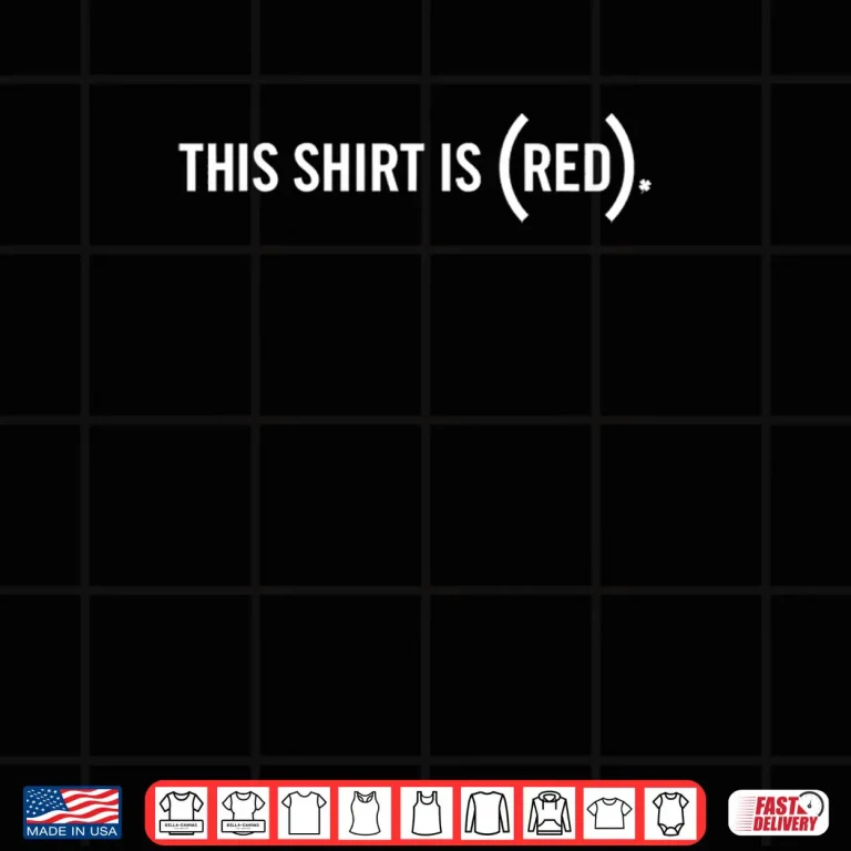 Design RED Originals St. Patricks Day This Shirt is RED Shirt