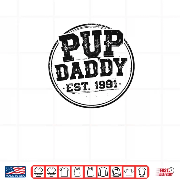 Design Pup Daddy Retro 1991 Shirt 1