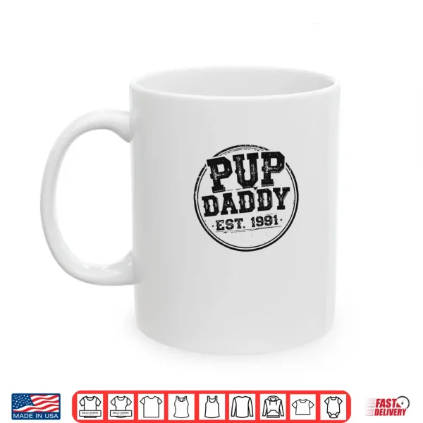 Mug Pup Daddy Retro 1991 Shirt 1