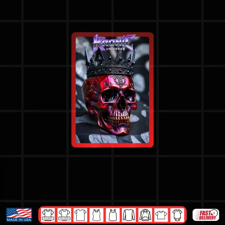 Design Red Skull Monarch of Darkness Shirt