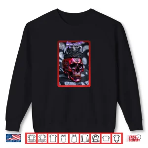 Sweatshirt Red Skull Monarch of Darkness Shirt