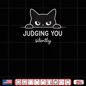 Design Cat Judging You Silently Shirt