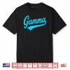 Streetwear Retro Gamma Blue Matching Shirt