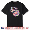 Love Sunflower Hearts Candy Valentines Day Shirt
