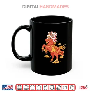 Mug Lunar New Year of The Horse Lion Dance Chinese New Year Shirt