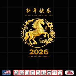 Design Lunar New Year 2026 Chinese New Year Decorations Shirt