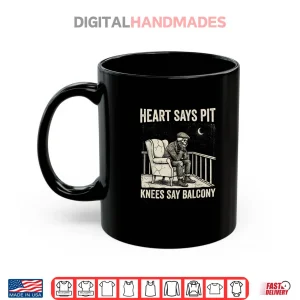 Mug Heart Says Pit Knees Say Balcony Old Men Music Quote Shirt 1