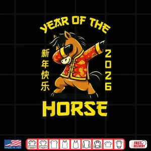 Design Happy Lunar Chinese New Year of The Horse 2026 Shirt
