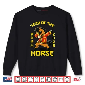 Sweatshirt Happy Lunar Chinese New Year of The Horse 2026 Shirt