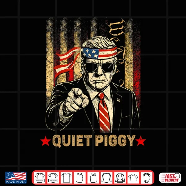 Design Funny Quiet Piggy Shirt