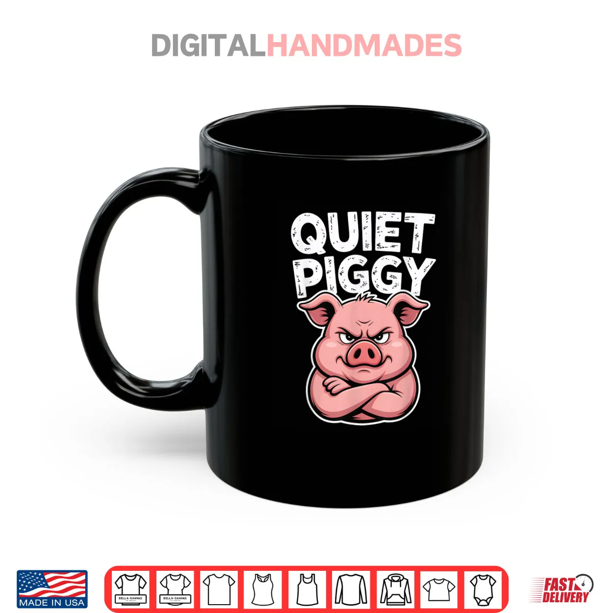Quiet Piggy Pig Joke Shirt Quiet Piggy Pig Joke Shirt