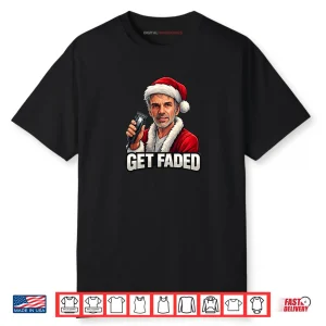 Get Faded Barber Christmas Holiday Shirt