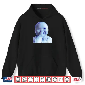 AI Baby Holding Laugh Meme Viral Trend Shirt 2 Hoodie AI Baby Holding Laugh Meme Viral Trend Shirt