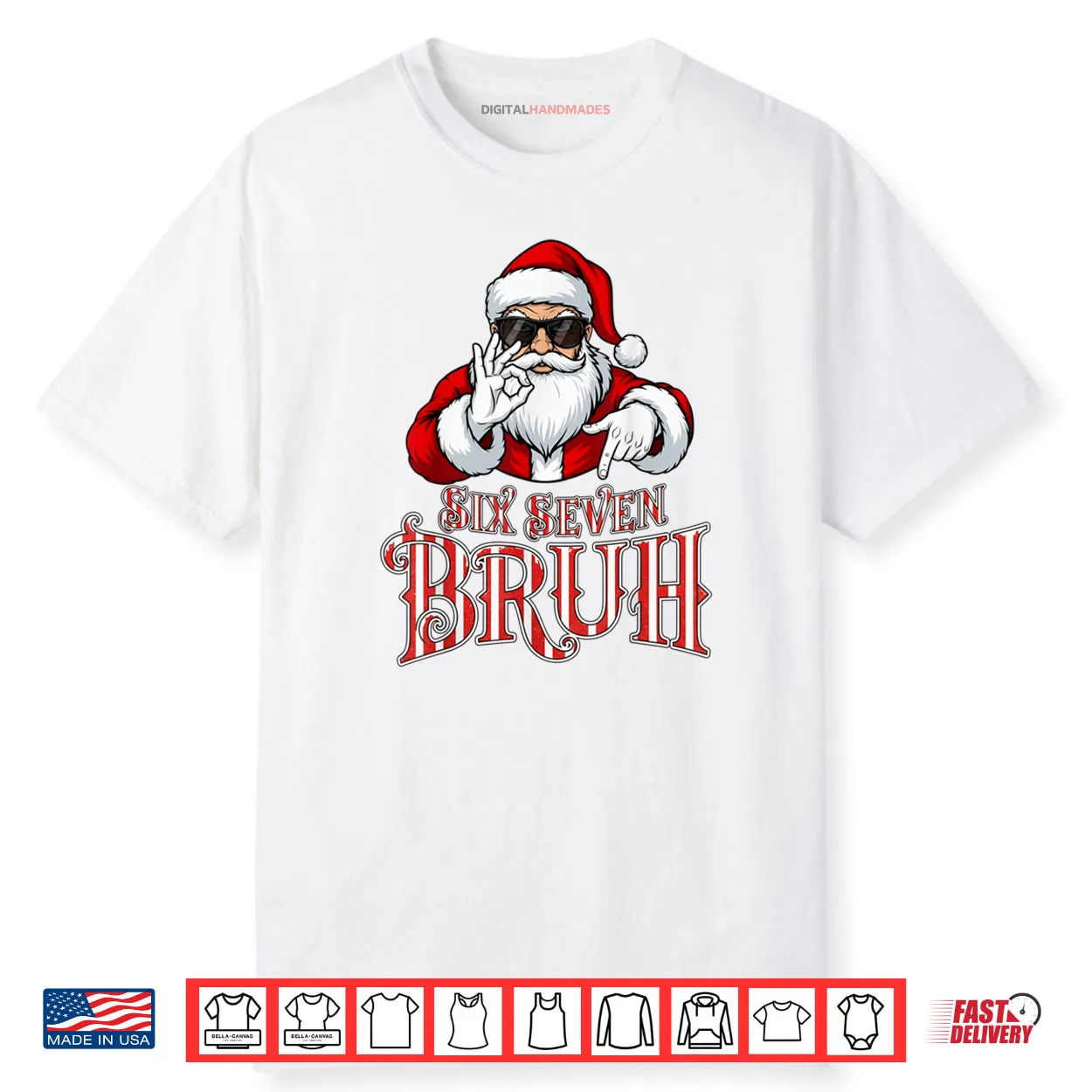 Six Seven Bruh Santa Meme Christmas 67 Shirt Six Seven Bruh Santa Meme Christmas 67 Shirt