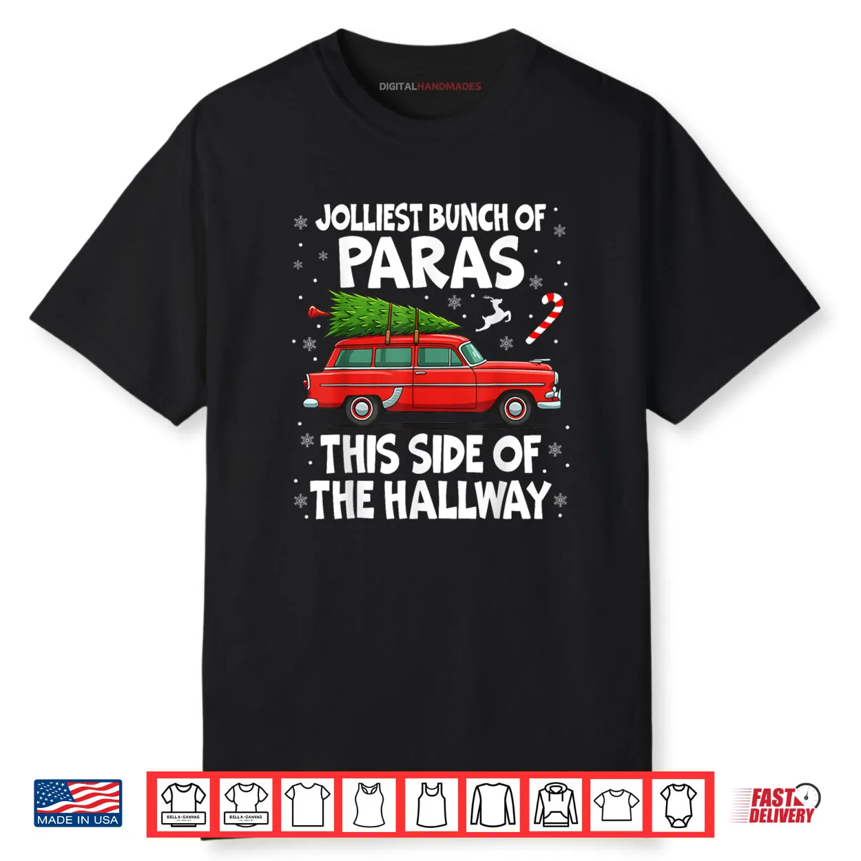 Jolliest Bunch of Paras This Side of The Hallway Christmas Shirt Jolliest Bunch of Paras This Side of The Hallway Christmas Shirt