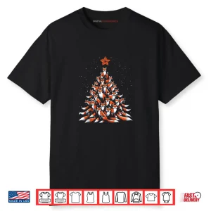 Fox Christmas Tree Fox Xmas Tree Shirt