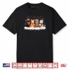 Cat Christmas Light Reindeer Santa Christmas Cat Lover Xmas Shirt