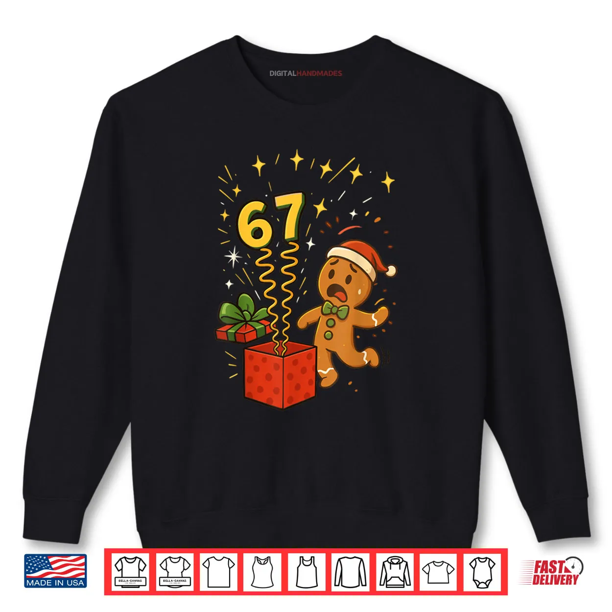 67 Meme Six Seven 6 7 Meme Funny Christmas Gingerbread Shirt 67 Meme Six Seven 6 7 Meme Funny Christmas Gingerbread Shirt