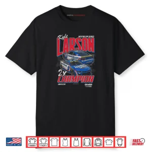 Hendrick Motorsports Kyle Larson Nascar Series 2X Champion Shirt