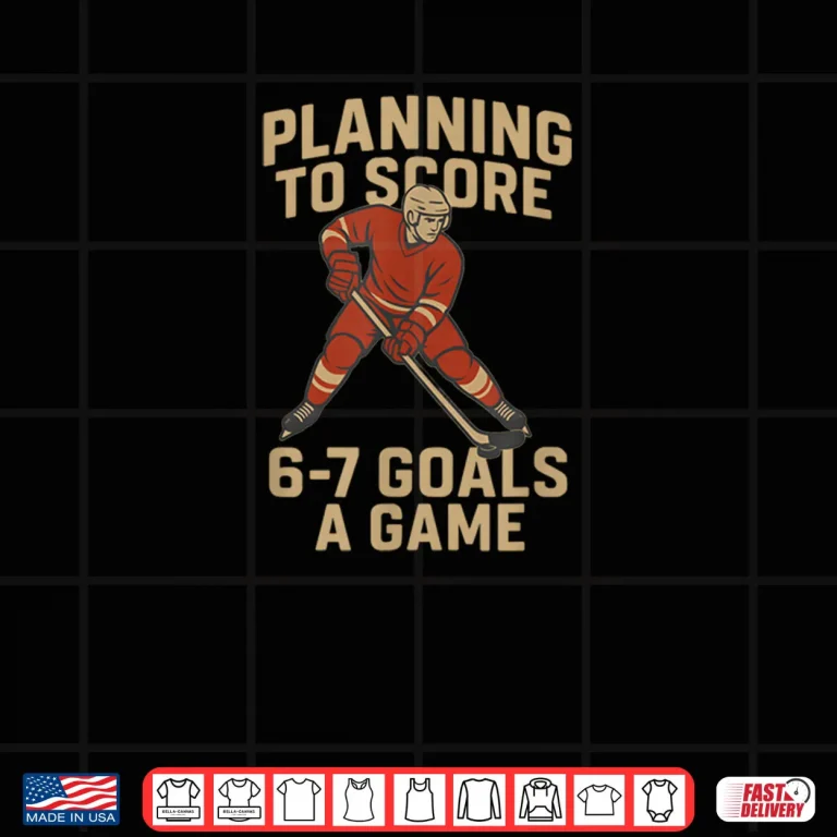 Design 6 7 Goals A Game Design for Hockey Shirt