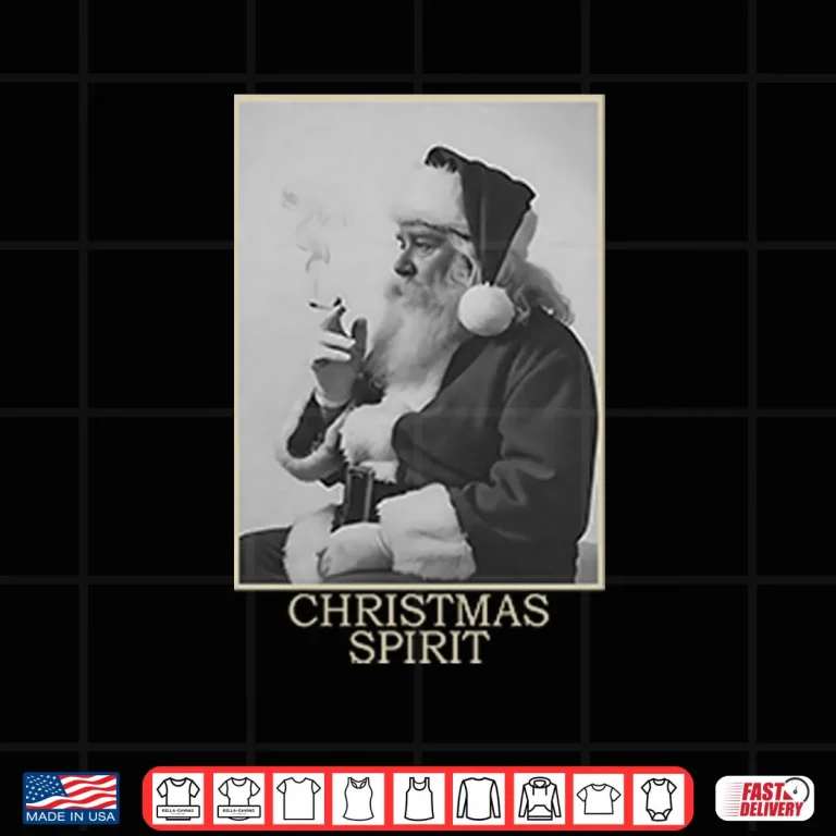 Design Santa Smoking Christmas Spirit Shirt