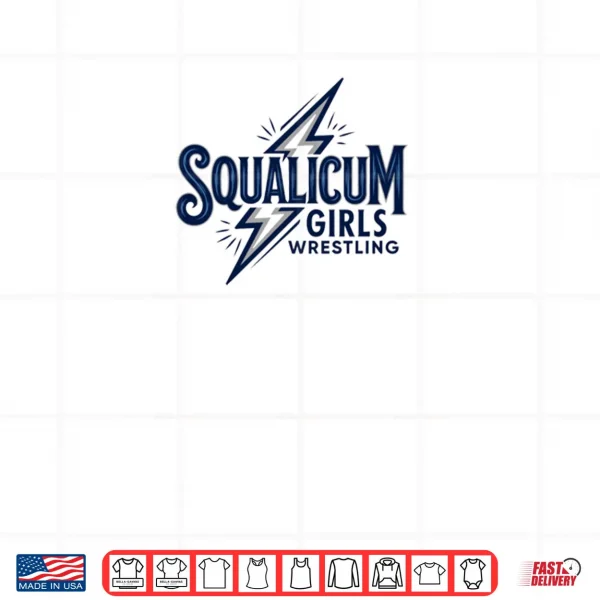 Design Squalicum Girls Wrestling Shirt 1