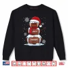 Merry Christmas Football Snowman Holiday Sports Xmas Pajamas Shirt