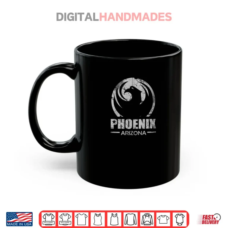 Mug Phoenix Arizona Flag Vintage Distressed Shirt 1
