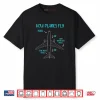 How Planes Fly Diagram for Aviation Engineer Pilot Airplane Shirt