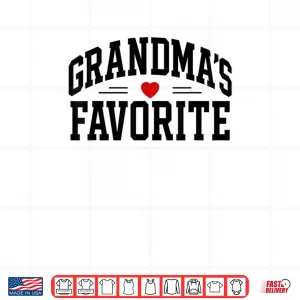 Grandmas Favorite Shirt 4 Design Grandmas Favorite Shirt 1