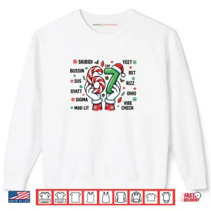 Sweatshirt 67 Six Seven Christmas Joke 6 7 Meme Boys Girls Teens Shirt 1