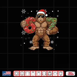 Design 67 Meme Big Foot Six Seven Christmas Xmas Sasquatch Shirt 1