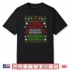 Dasher Dancer Prancer Bourbon Ugly Christmas Santa Reindeer Shirt