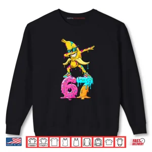 Sweatshirt Dabbing Banana 67 Ice Cream Drip Funny Six Seven Meme Shirt