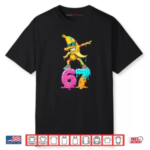 Dabbing Banana 67 Ice Cream Drip Funny Six Seven Meme Shirt