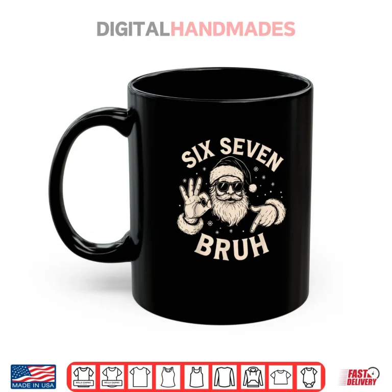 Mug Bruh 67 Christmas Santa Six Seven 6 7 Boys Christmas Pajamas Shirt