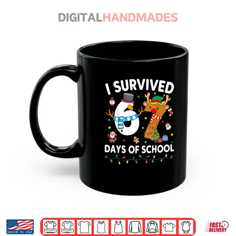 Mug I Survived 67 Days of School Meme Six Seven Christmas Shirt