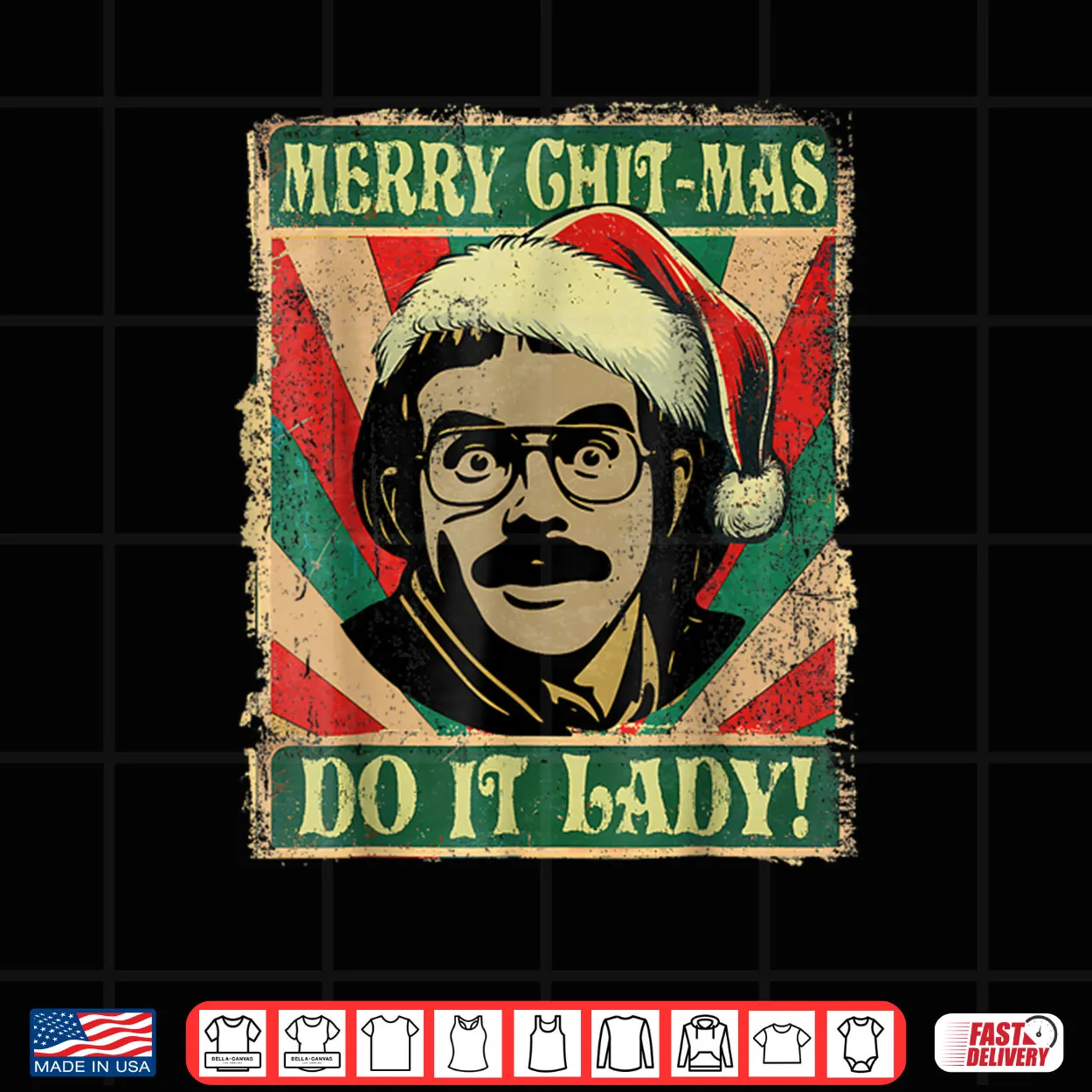 Do It Funny Chit mas Christmas Santa Hat Shirt Do It Funny Chit mas Christmas Santa Hat Shirt