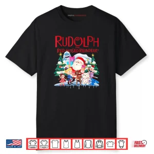 Cute Rudolph The Red Nosed Reindeer Christmas Shirt
