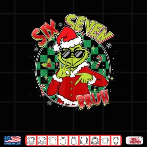 Design Bruh Six Seven 67 6 7 Elf Christmas Shirt