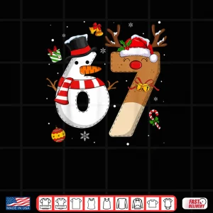 Design 67 Six Seven Funny Christmas 6 7 Meme Shirt