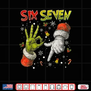 Trending Six Seven Meme Christmas 67 Xmas Shirt 4 Design Trending Six Seven Meme Christmas 67 Xmas Shirt