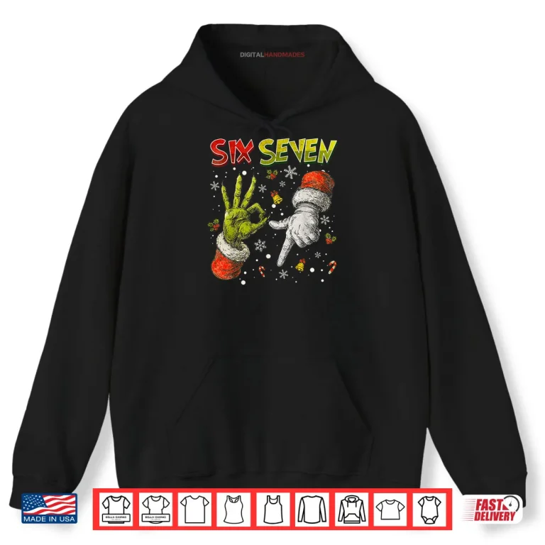 Hoodie Trending Six Seven Meme Christmas 67 Xmas Shirt
