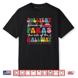 Jolliest Bunch of Paras This Side of The Hallway Xmas Group Shirt